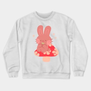 Mushroom Bunny Crewneck Sweatshirt